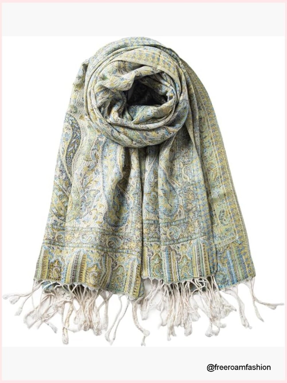 Pashmina Feel Shawl Scarf Wrap Reversible Soft Silky Men Women Rave